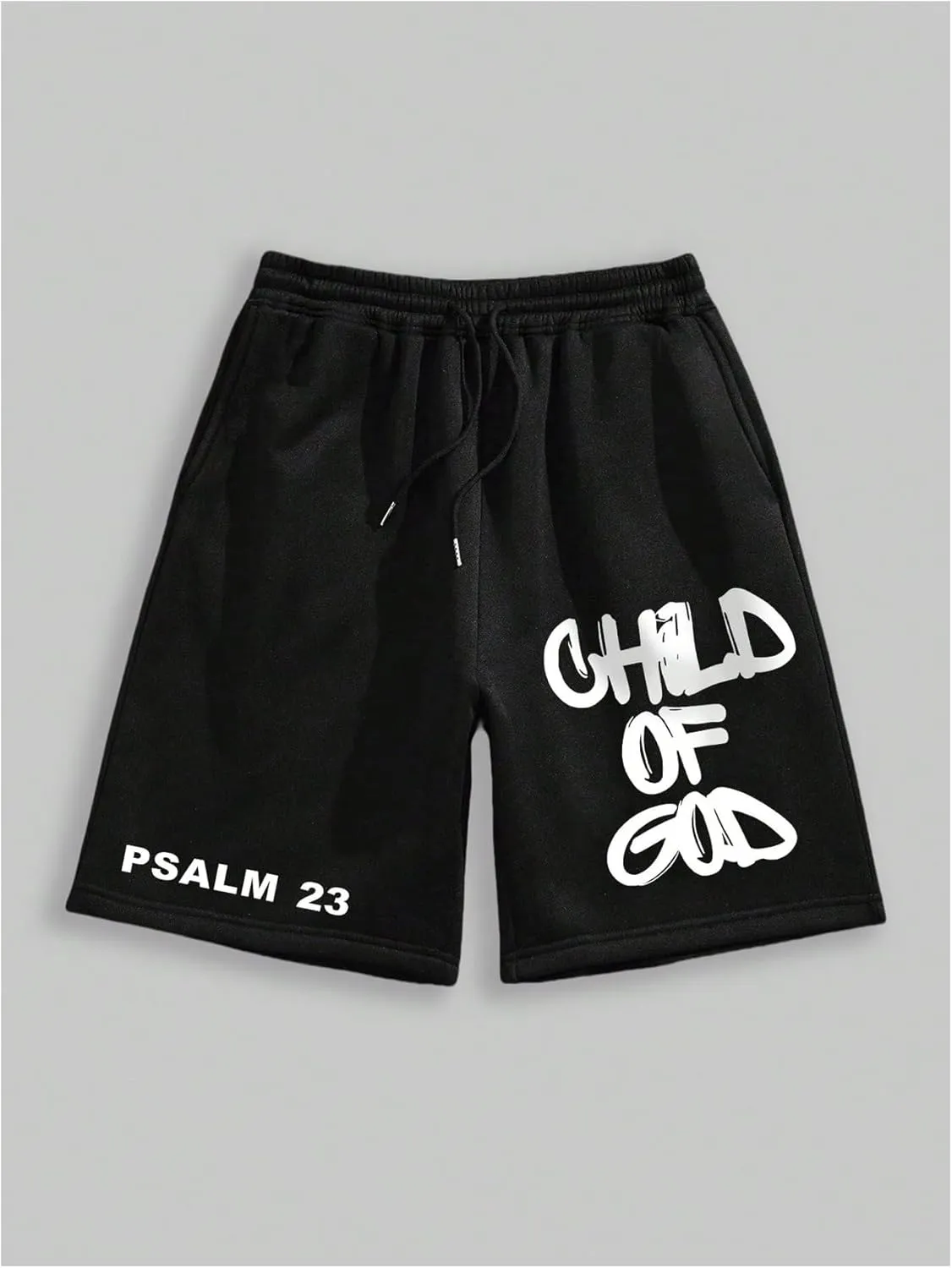 SOLY HUX Men's Graphic Shorts High Waist Elastic Casual Workout Athletic Gym Summer y2k Shorts