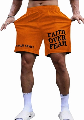 SOLY HUX Men's Graphic Shorts High Waist Elastic Casual Workout Athletic Gym Summer y2k Shorts