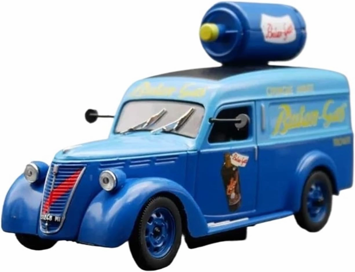 Sports car Metal Model 1:43 for 1100 ELR Butangas 1948 Freight Van Alloy Model Ornaments Display Decoration Hobbies for Home Décor