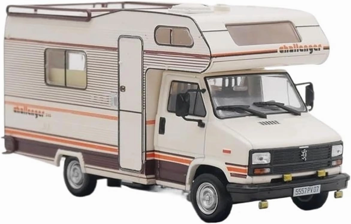 Sports car Metal Model 1:43 Scale Diecast Alloy for 340 Peugeot J5 1985 Toys Cars Model Classics Adult Souvenir for Home Décor