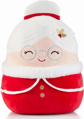 Squishmallow 12" Nicolette Mrs. Santa Claus - Official Kellytoy Christmas Plush - Soft and Squishy Holiday Mrs. Santa Claus Stuffed Animal Toy - Great Gift for Kids