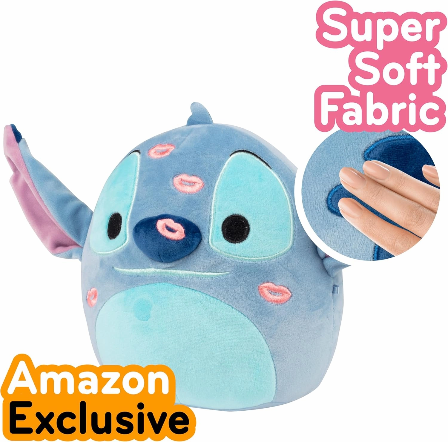 Squishmallows 8-Inch Stitch - Official Jazwares Disney Movie Plush - Collectible Soft Squishy Stuffed Animal Toy - Gift for Kids, Girls, Boys
