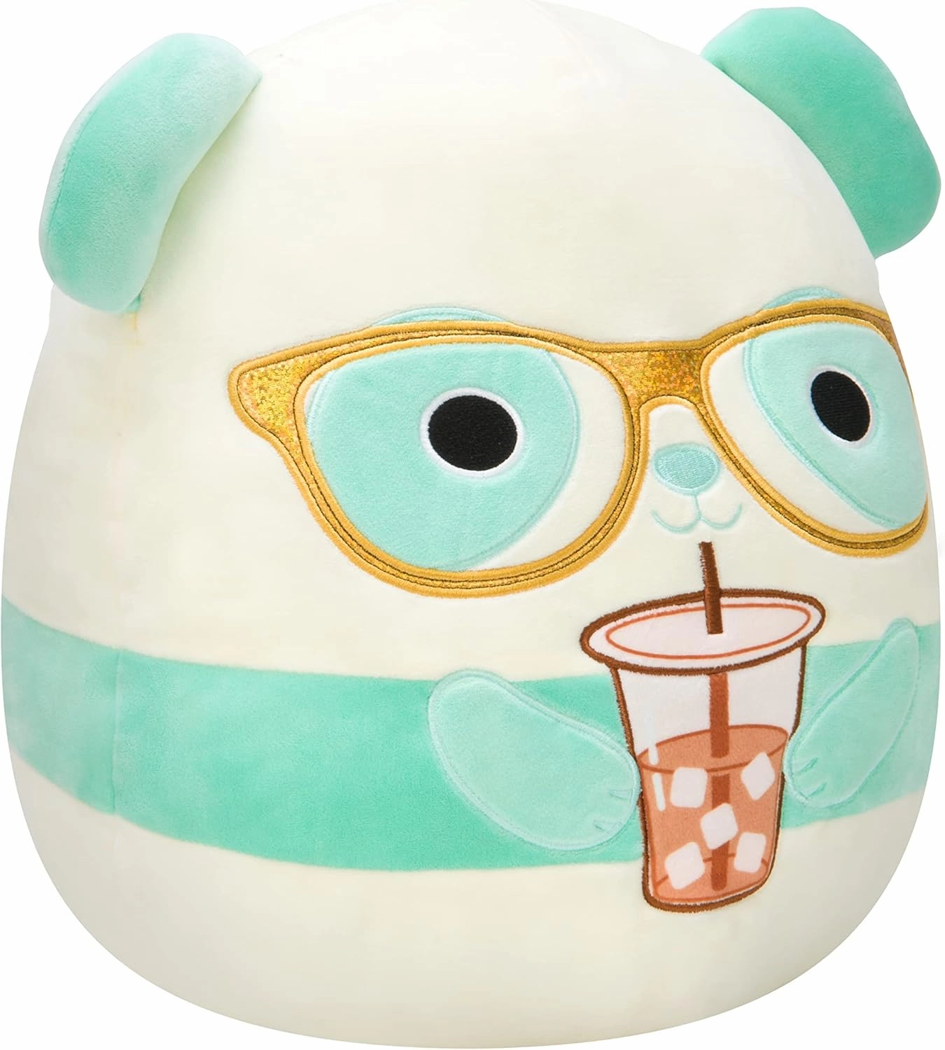 Squishmallows Original 14-Inch Sissy Teal Panda with Glasses - Large Ultrasoft Official Jazwares Plush