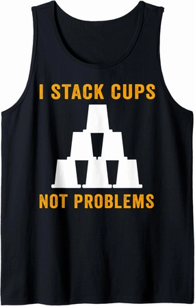 Stacks Stacked Speed Cup Stacking Game Sport Stacking Tank Top