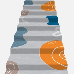 Stair Treads Carpet, Anti Skid Stair Pads, Full Roll Self-Adhesive Protection Rugs, Kid Elder Pet Friendly Staircase Mat, Home Staircase Decoration (Color : E, Size : 3M)