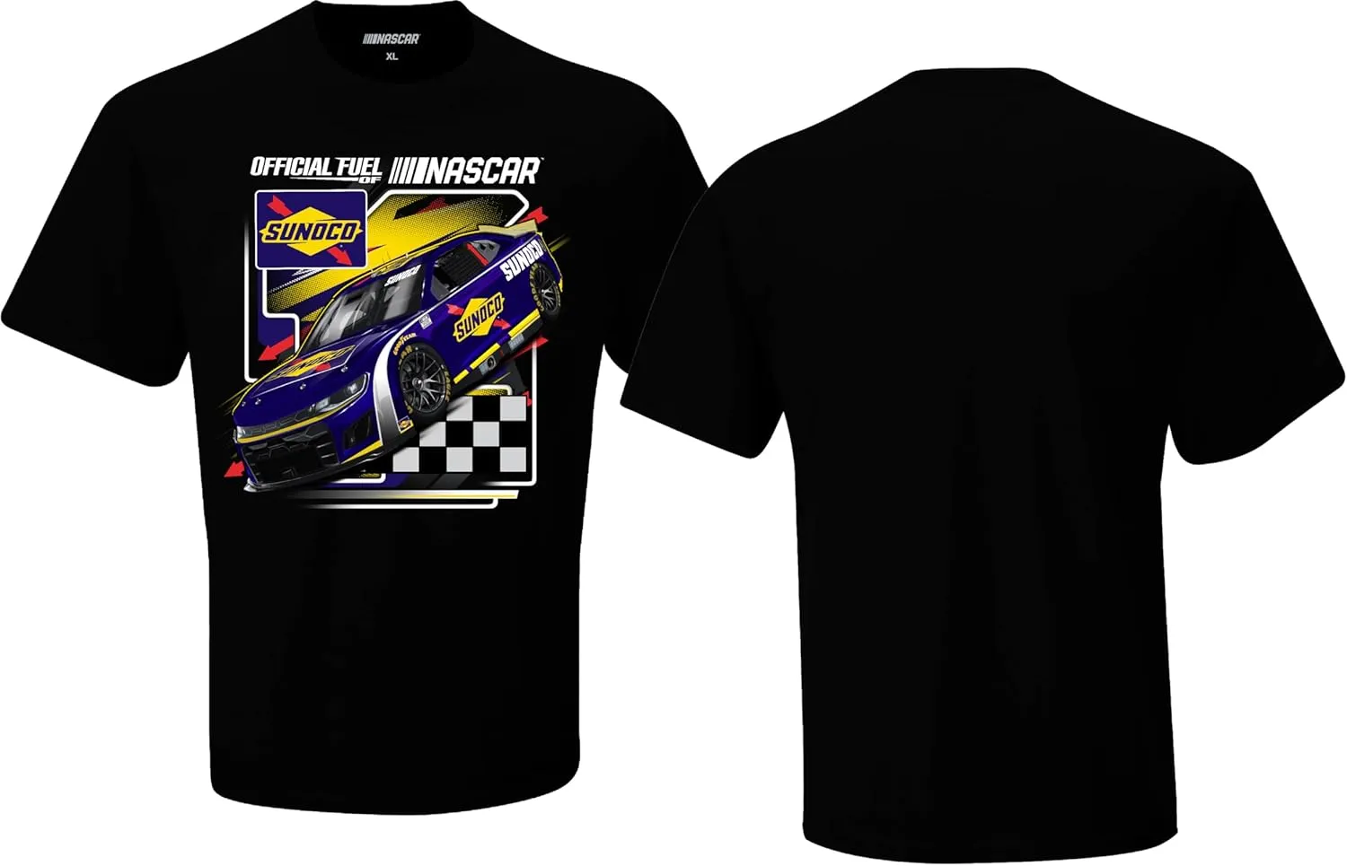Sunoco Fuel NASCAR Cup Series Car Scheme Black Racing T-Shirt