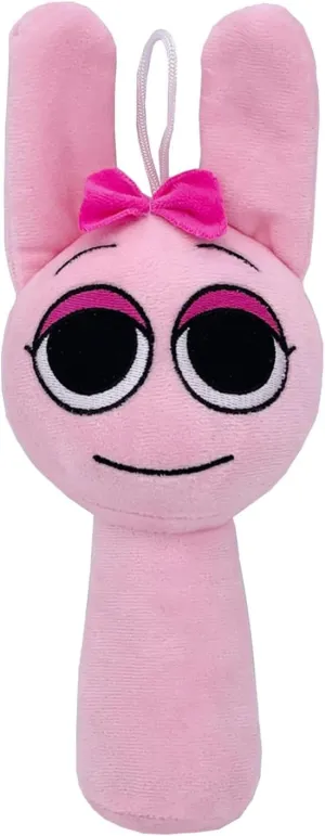 Super JAKES Sprunki Plush, Sprunki Game Plush Toys,Soft Stuffed Animal Pillow Figure Doll Christmas Birthday Gifts for Adult Kids (Pink)