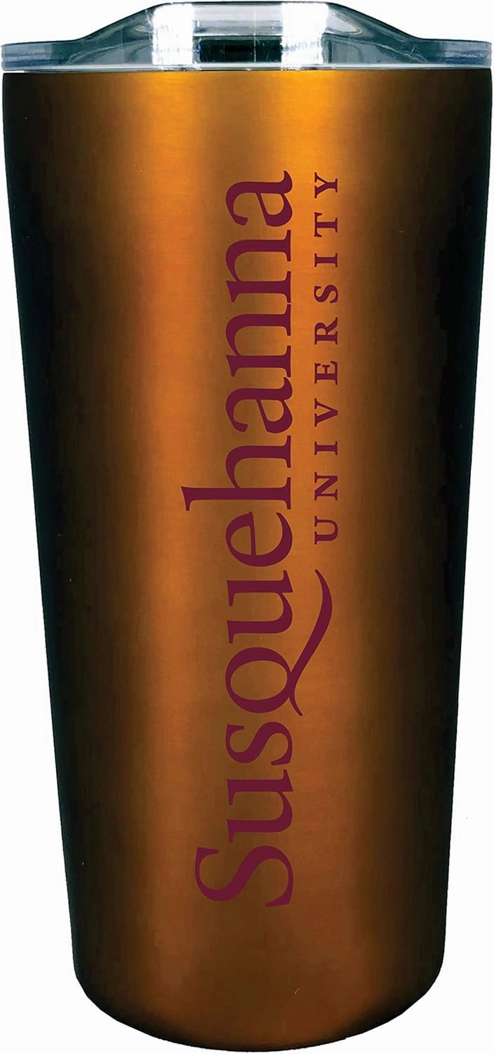 Susquehanna University Double Walled Soft Touch Tumbler, Design-2 - Orange