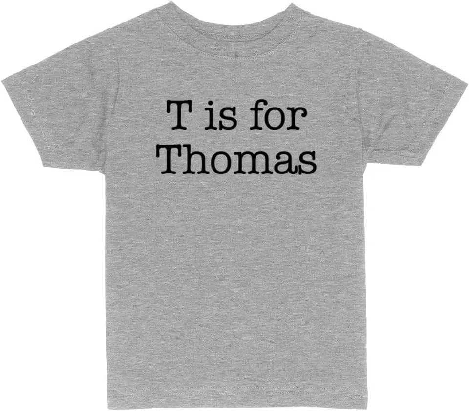 T is for Thomas Toddler Kids T-Shirt
