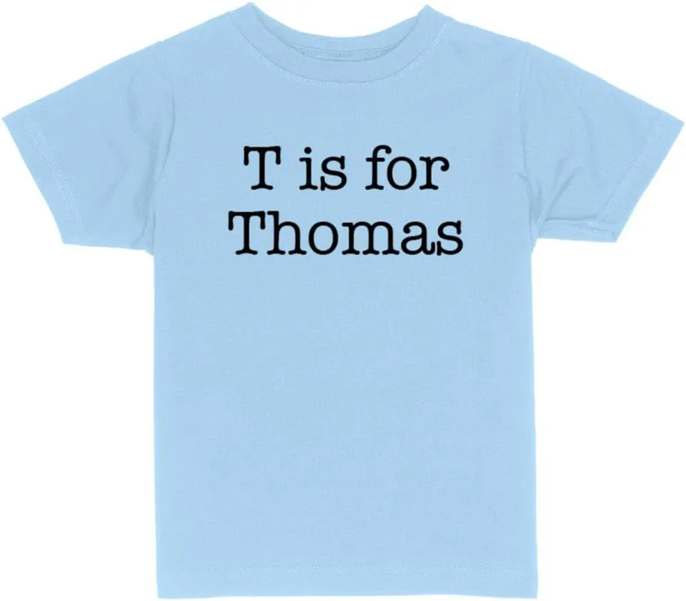 T is for Thomas Toddler Kids T-Shirt