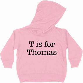 T is for Thomas Kids Hoodie Sweatshirt Toddler
