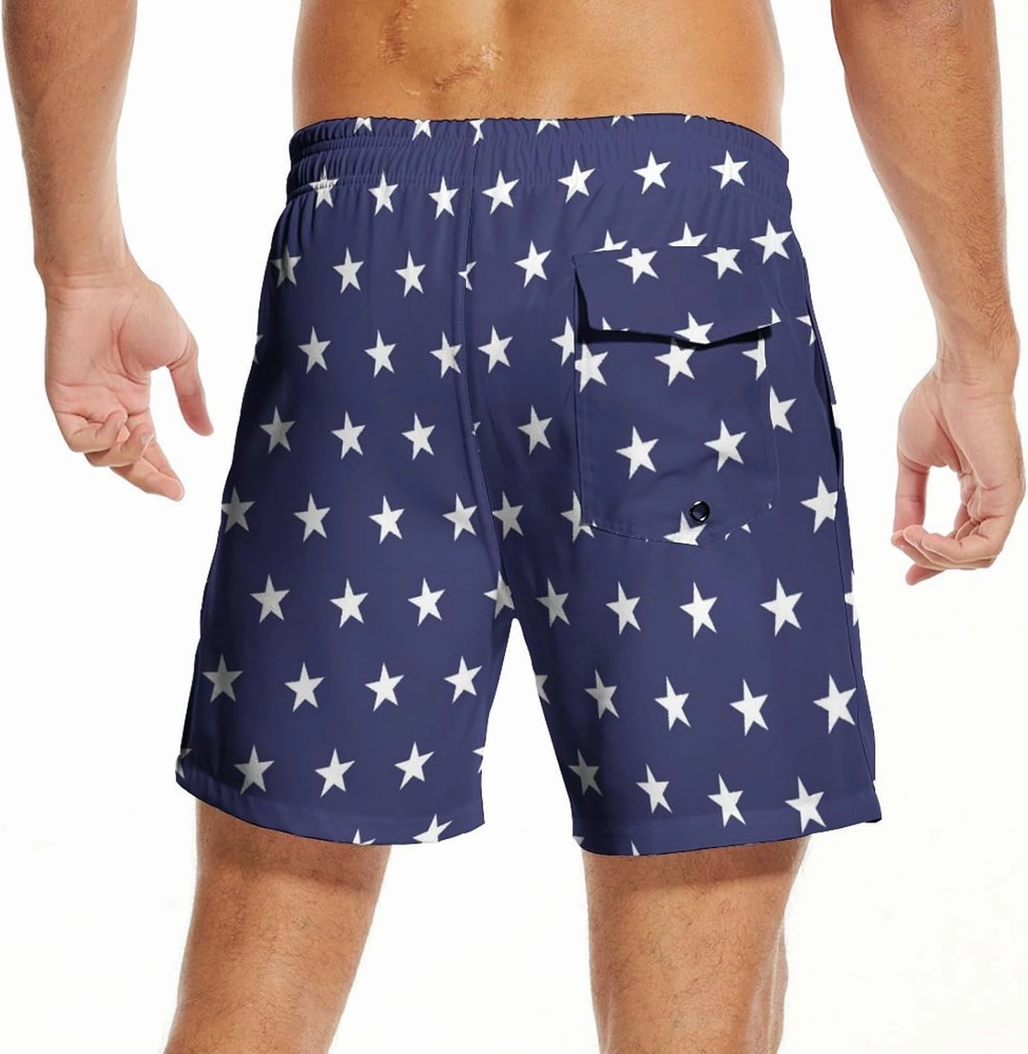 Tasneem Mens Swim Trunks with Compression Liner Swim Shorts 5 Inch Inseam Quick Dry Mens Bathing Suit