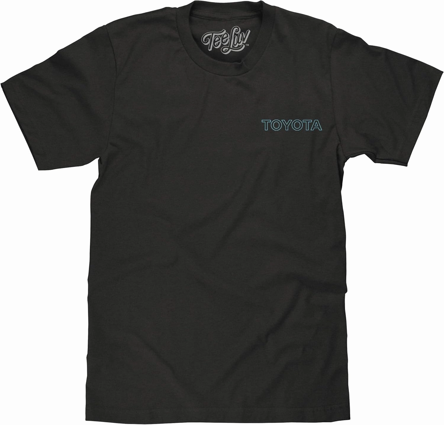 Tee Luv Men's Retro Toyota Supra Double Sided 80s Aesthetic Graphic T-Shirt