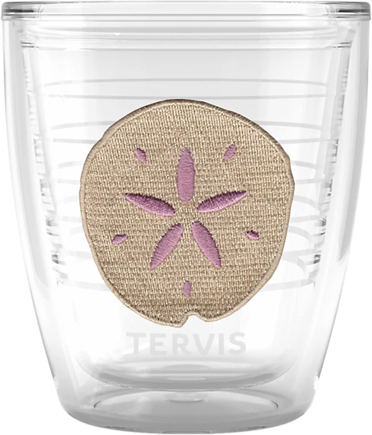 Tervis Beachcomber Collection Sand Dollar Made in USA Double Walled Insulated Tumbler Travel Cup Keeps Drinks Cold & Hot, 12oz, Sand Dollar