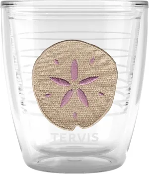 Tervis Beachcomber Collection Sand Dollar Made in USA Double Walled Insulated Tumbler Travel Cup Keeps Drinks Cold & Hot, 12oz, Sand Dollar