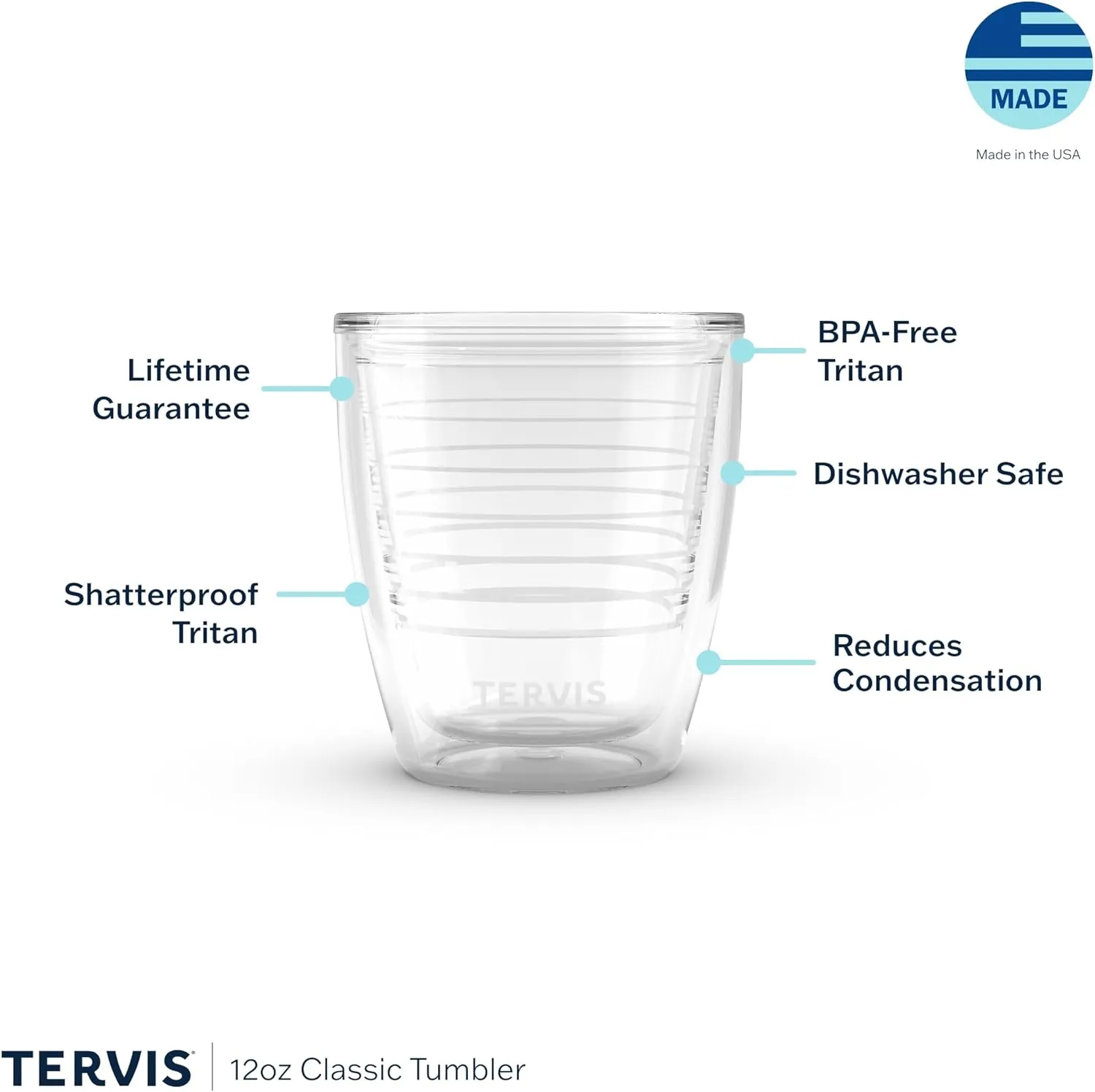 Tervis Beachcomber Collection Sand Dollar Made in USA Double Walled Insulated Tumbler Travel Cup Keeps Drinks Cold & Hot, 12oz, Sand Dollar