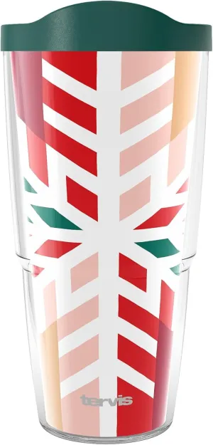 Tervis Christmas - Big Snow Made in USA Double Walled Insulated Tumbler Travel Cup Keeps Drinks Cold & Hot, 24oz, Classic