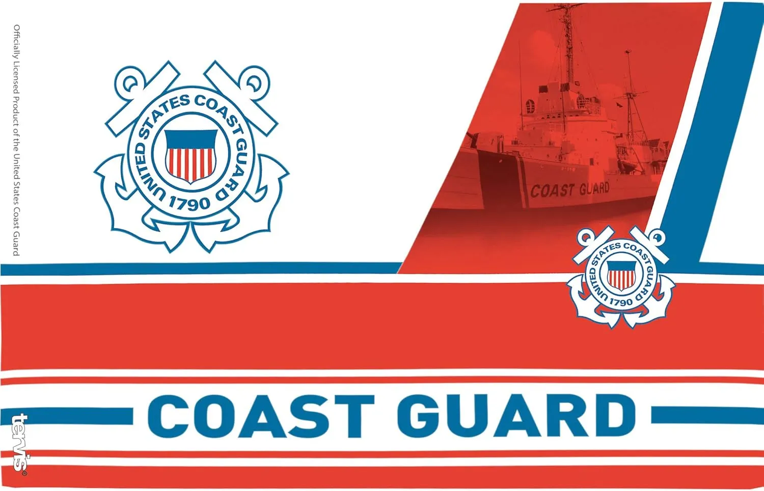 Tervis Coast Guard Forever Proud Made in USA Double Walled Insulated Tumbler Travel Cup Keeps Drinks Cold & Hot, 16oz, Classic