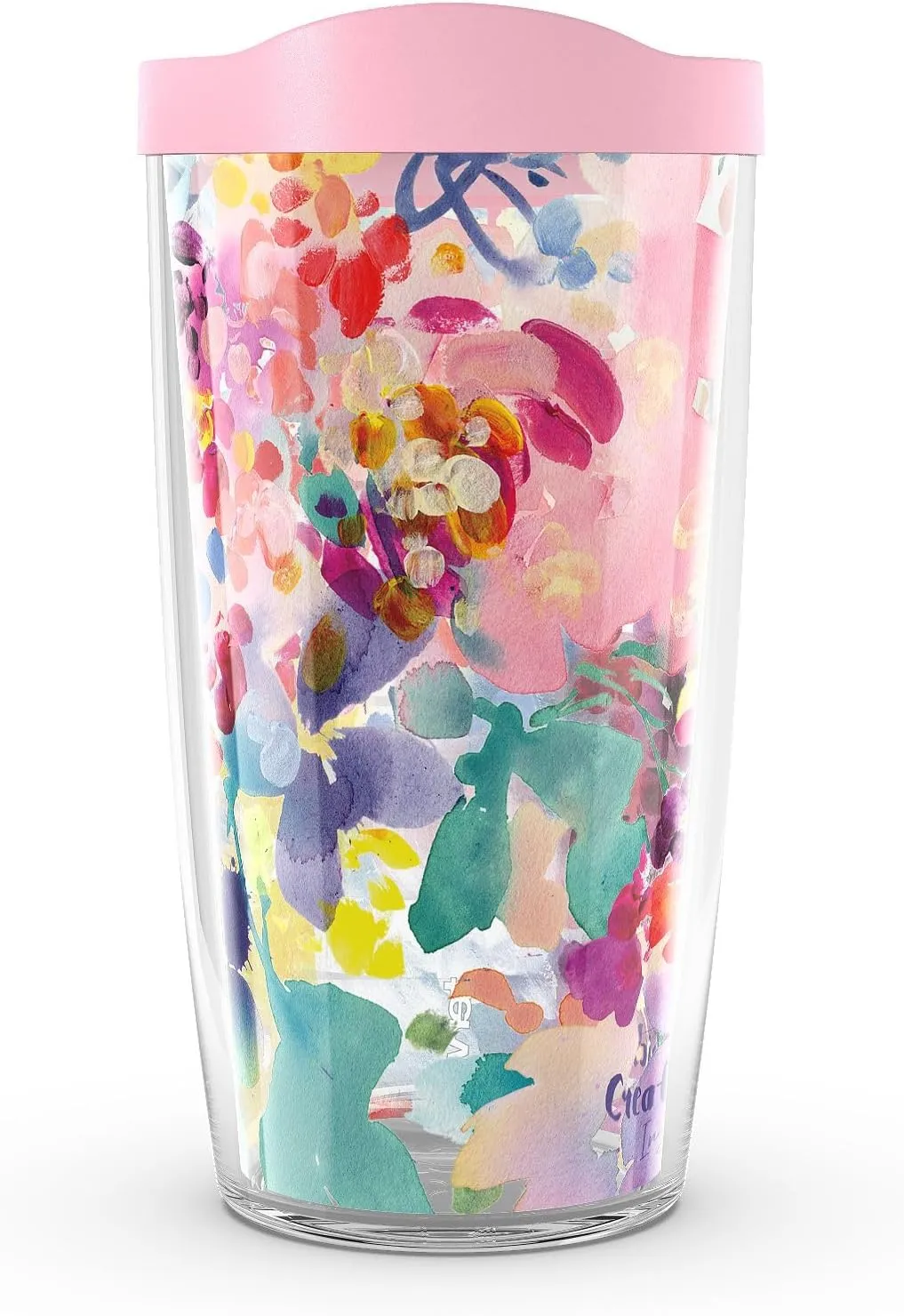 Tervis CreativeIngrid Aura Made in USA Double Walled Insulated Tumbler Travel Cup Keeps Drinks Cold & Hot, 16oz, Classic