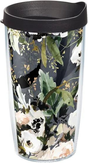 Tervis Kelly Ventura Anemone Flowers Made in USA Double Walled Insulated Tumbler Travel Cup Keeps Drinks Cold & Hot, 16oz, Classic