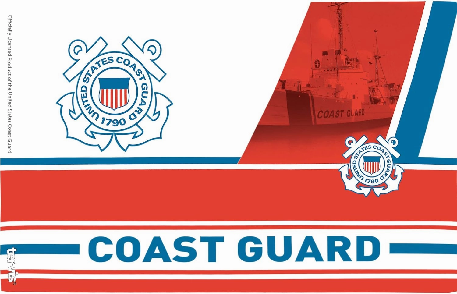 Tervis Coast Guard Forever Proud Made in USA Double Walled Insulated Tumbler Travel Cup Keeps Drinks Cold & Hot, 16oz, Classic