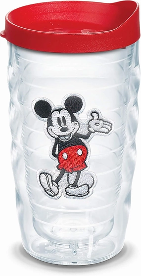 Tervis Disney - Original Mickey Made in USA Double Walled Insulated Tumbler Cup Keeps Drinks Cold & Hot, 10oz Wavy, Classic
