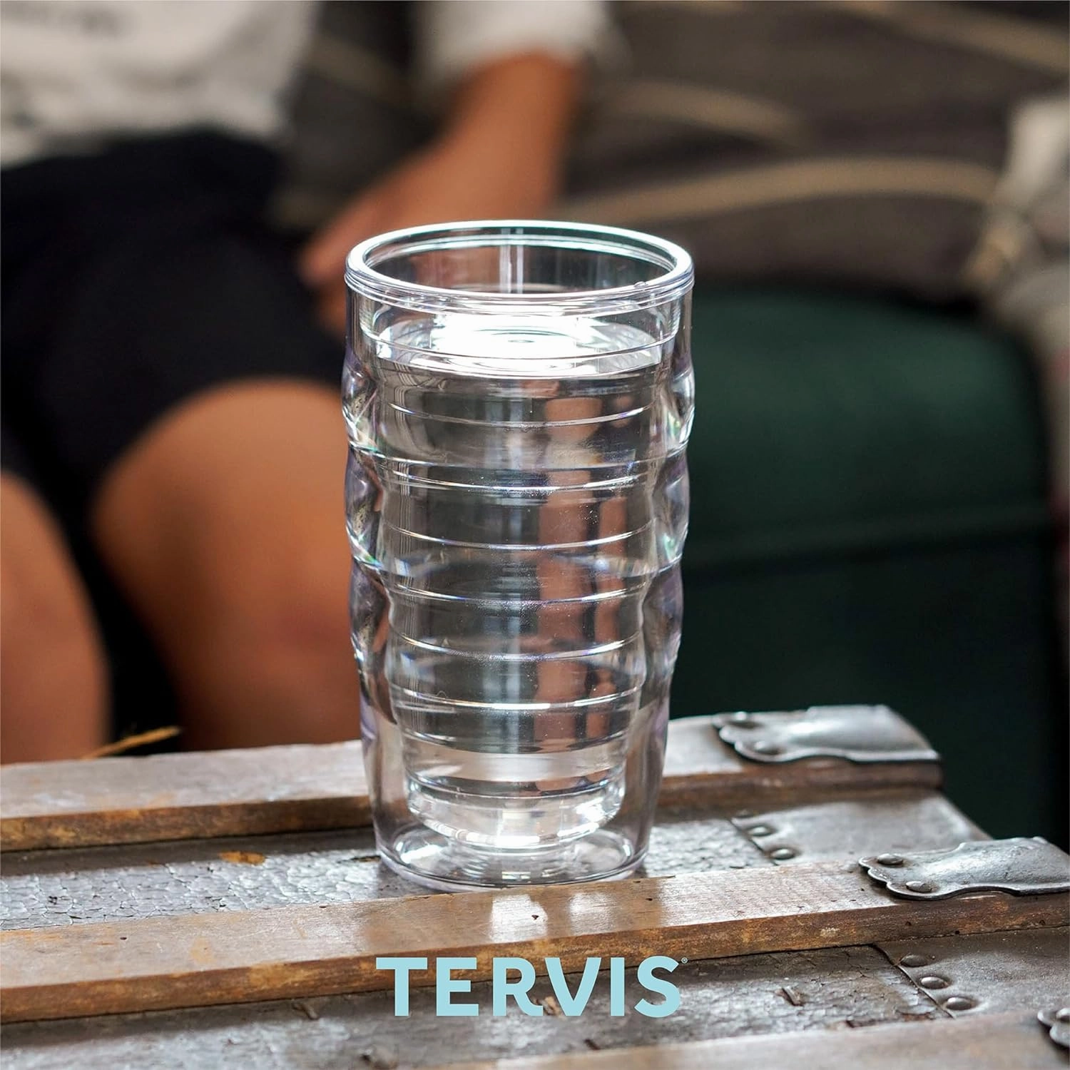 Tervis Disney - Original Mickey Made in USA Double Walled Insulated Tumbler Cup Keeps Drinks Cold & Hot, 10oz Wavy, Classic