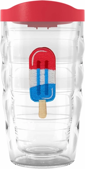 Tervis Ice Popsicle Collection Made in USA Double Walled Insulated Tumbler Travel Cup Keeps Drinks Cold & Hot, 10oz Wavy, Bomb Pop
