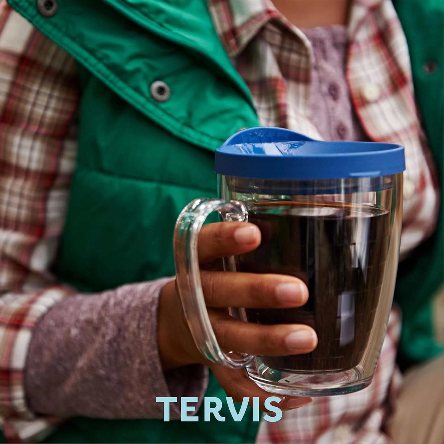 Tervis Made in USA Double Walled Dragonfly Mandala Insulated Tumbler Cup Keeps Drinks Cold & Hot, 16oz Mug Unlidded, Classic