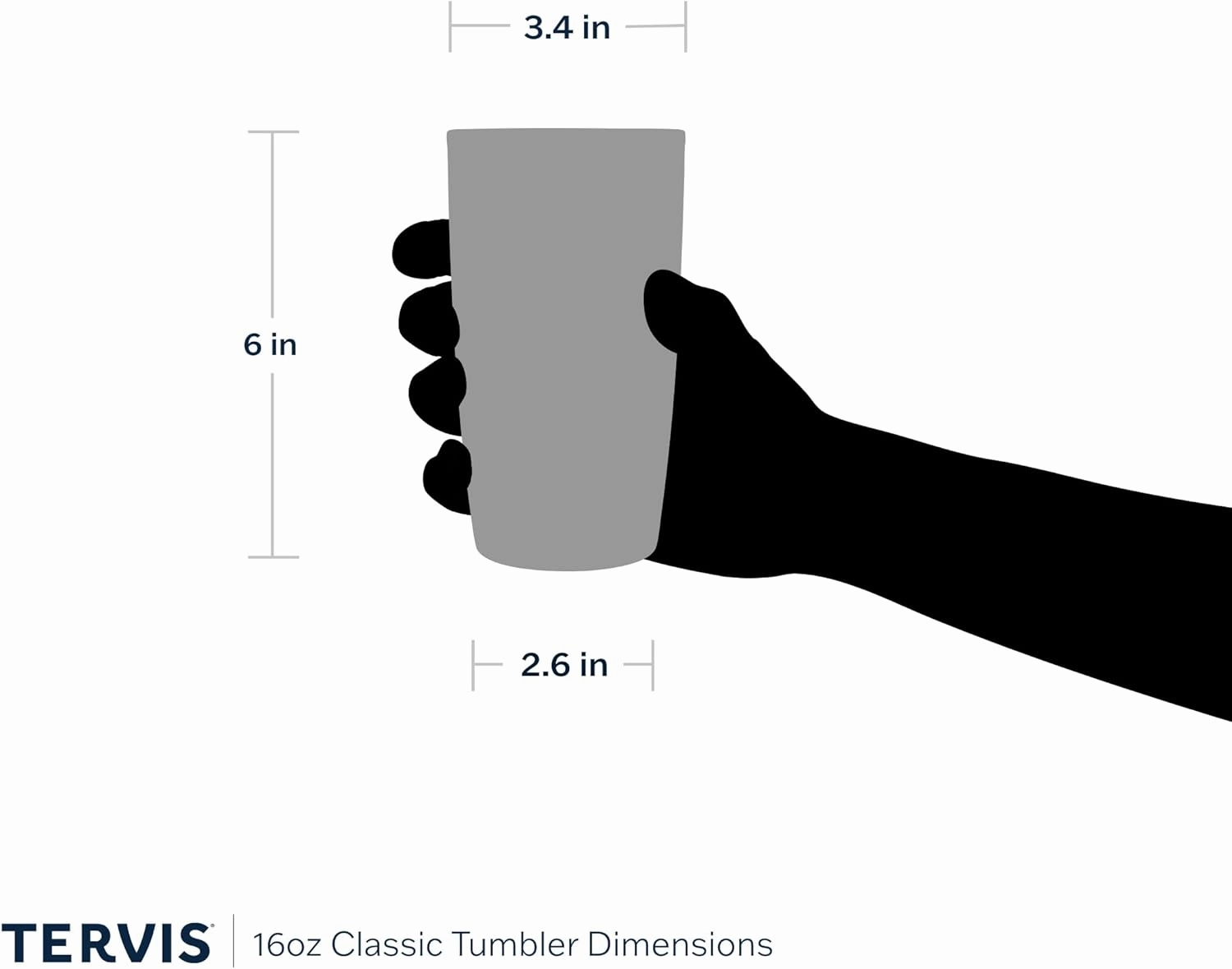Tervis Made in USA Double Walled Kelly Ventura Insulated Tumbler Cup Keeps Drinks Cold & Hot, 16oz 4pk, Bloom Slate