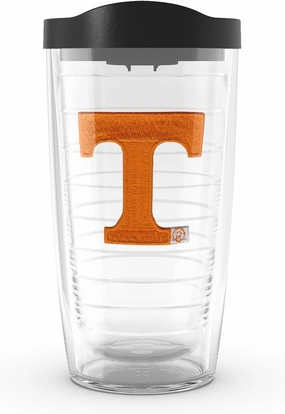 Tervis Made in USA Double Walled University of Tennessee Volunteers Insulated Tumbler Cup Keeps Drinks Cold & Hot, 16oz, Primary Logo