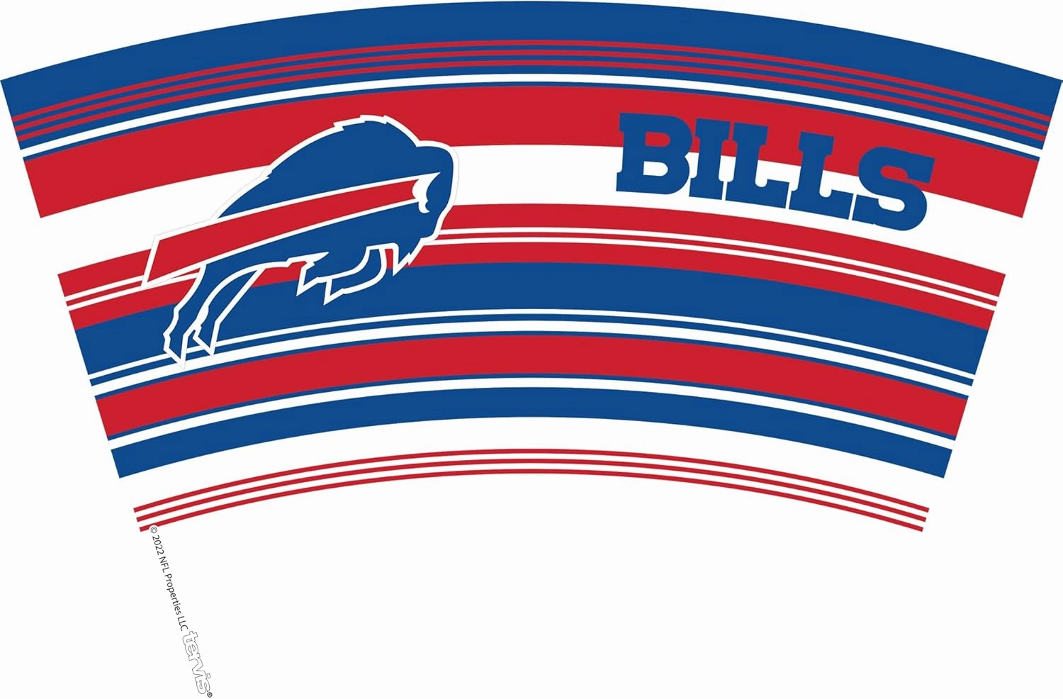 Tervis NFL Buffalo Bills-Hype Stripes Insulated Tumbler, 24oz, Classic