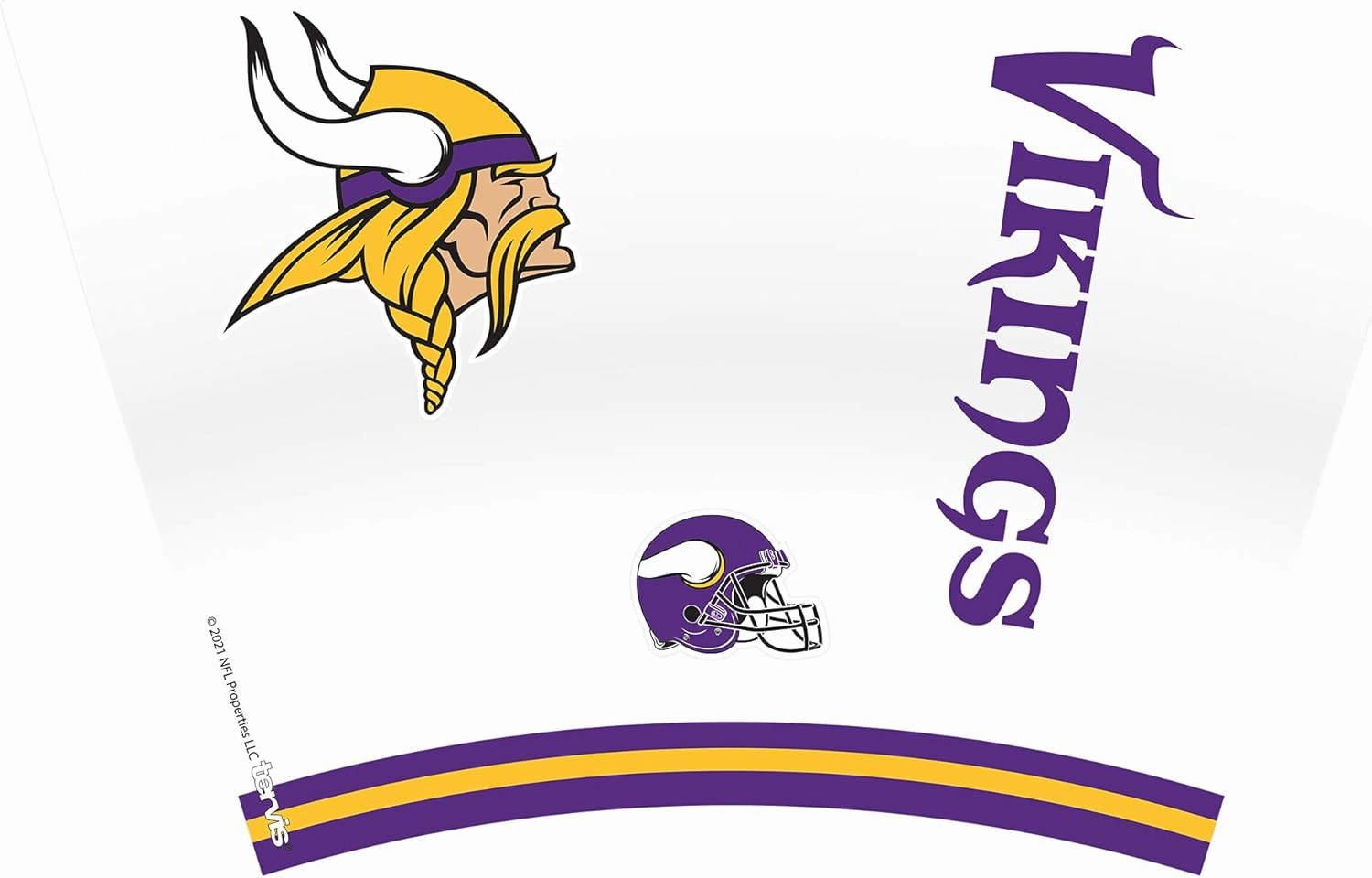 Tervis NFL Minnesota Vikings - Arctic Made in USA Double Walled Insulated Tumbler Travel Cup Keeps Drinks Cold & Hot, 24oz, Classic