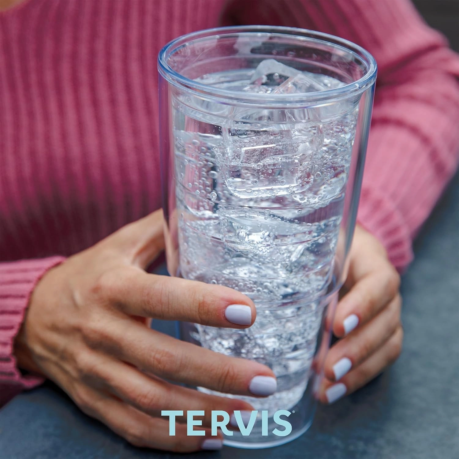 Tervis Sunset in Paradise Made in USA Double Walled Insulated Tumbler Travel Cup Keeps Drinks Cold & Hot, 24oz, Classic