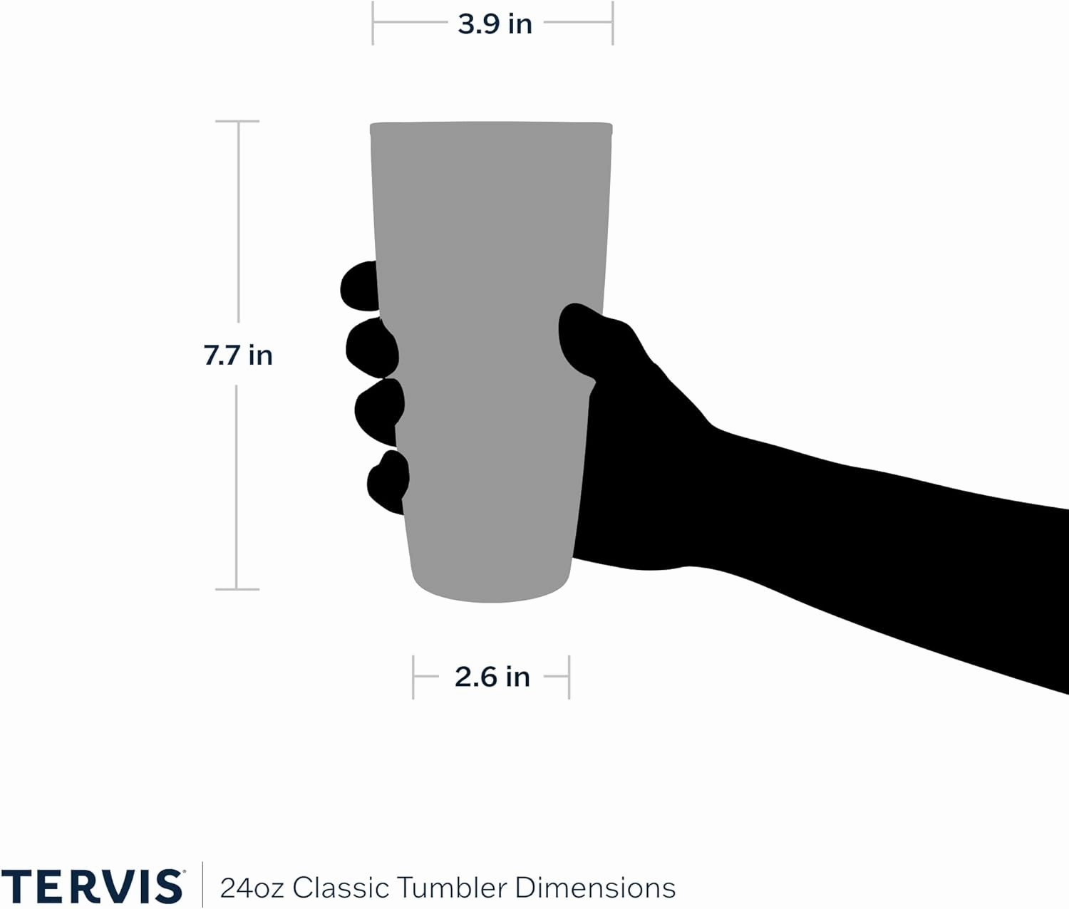 Tervis Sunset in Paradise Made in USA Double Walled Insulated Tumbler Travel Cup Keeps Drinks Cold & Hot, 24oz, Classic