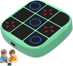 Tic Tac Toe Game, 4-in-1 Electronic Tic Tac Toe Bolt Game with Mute Function, Handheld Puzzle Game Console Toys for Educational, Portable Travel Games, Board Games Gifts for Kids and Adults