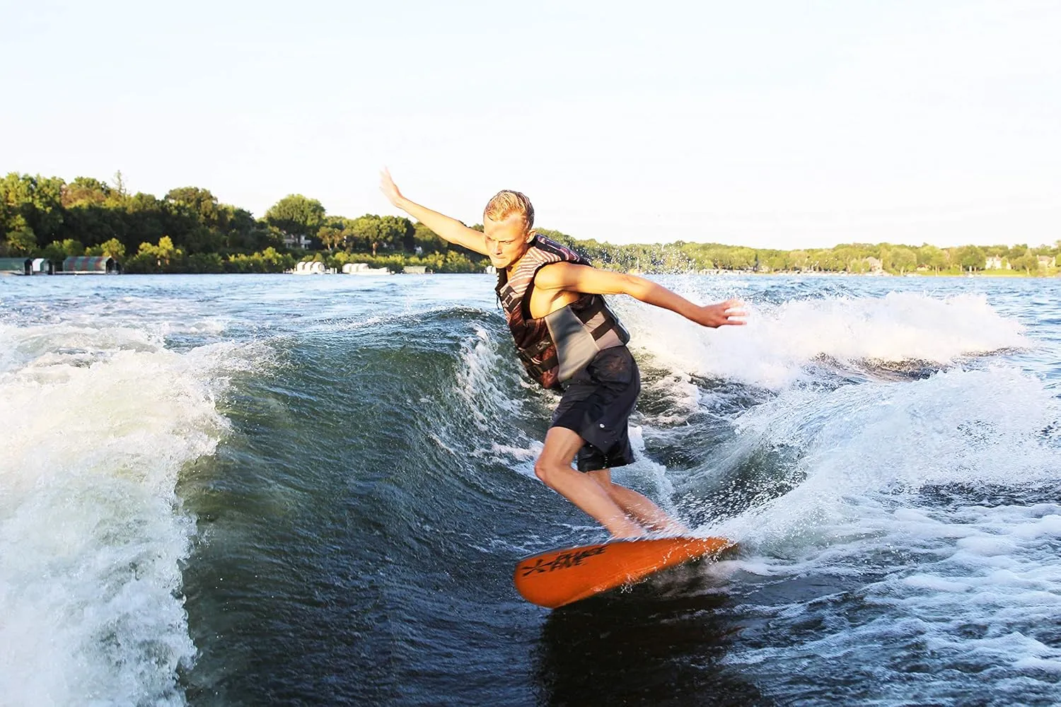 Tidal Wake TAG-IT Surf & Wake Board Socks, SNUB NOSE STYLE, Built-In Tag to Personalize with Your Name, 58" Long, 21" Wide