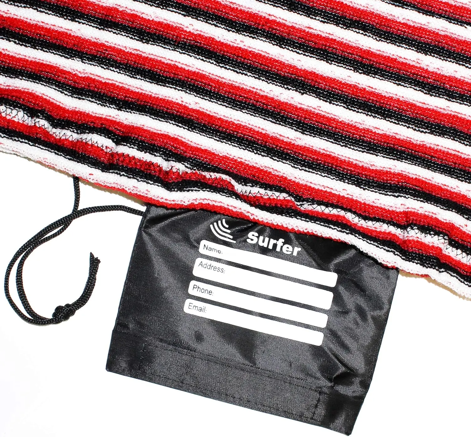 Tidal Wake TAG-IT Surf & Wake Board Socks, SNUB NOSE STYLE, Built-In Tag to Personalize with Your Name, 58" Long, 21" Wide