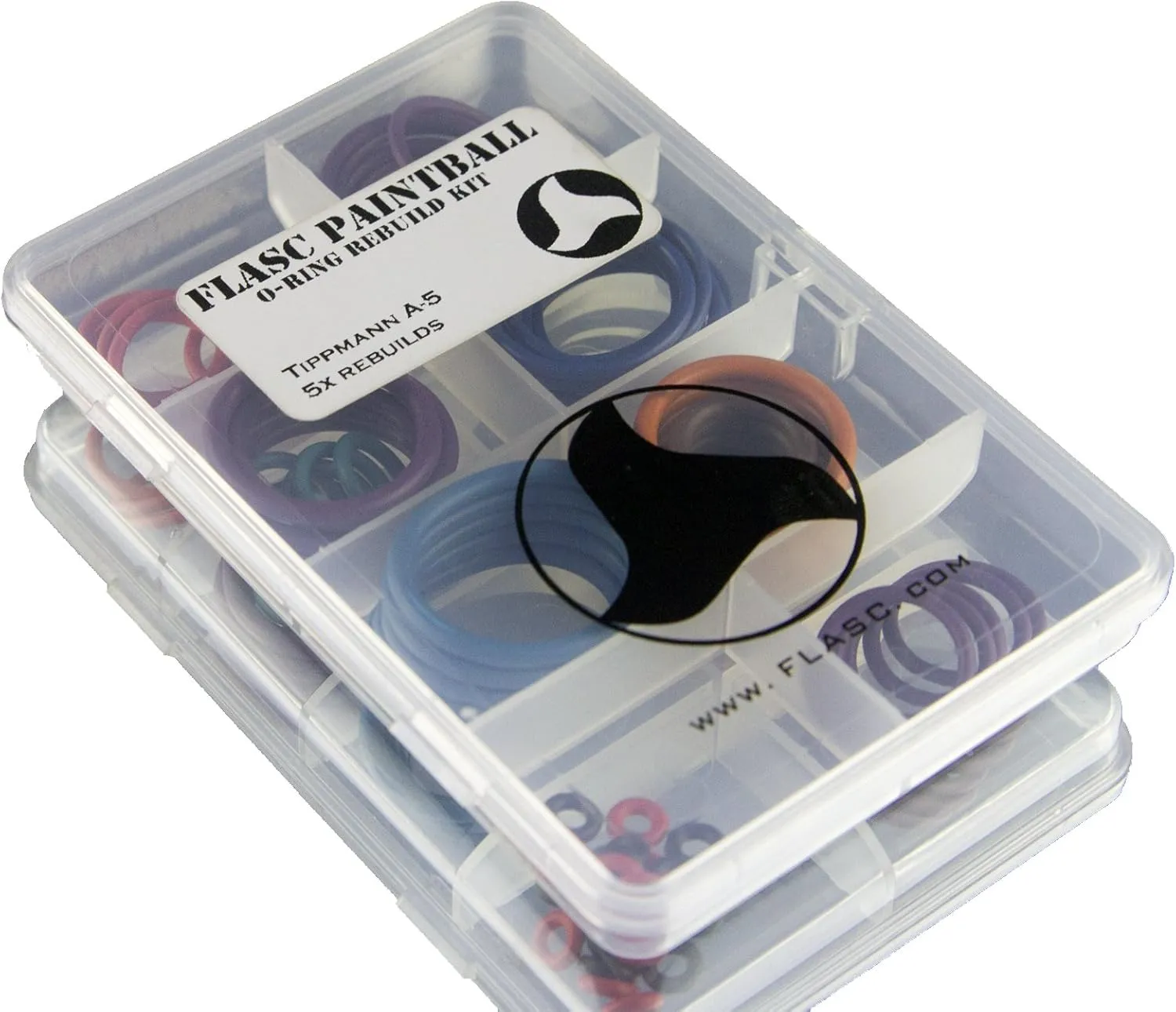 Tippmann A5 / X7 Classic 5X Color Coded Paintball o-Ring Rebuild kit by Flasc Paintball