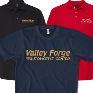 Tires TV Show Shirt - Matching Group Shirts, Valley Forge Automotive Tshirt, Andiamo Polo Shirt, Shane Gillis, Regular and Plus Size, 3XL, 4XL, 5XL