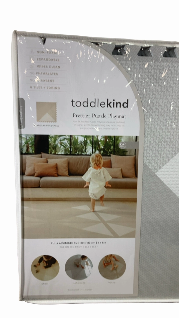 Toddlekind Prettier Puzzle Playmat Standard, Kyte,Soft Storm