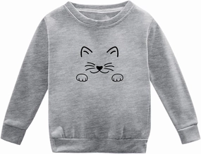 Toddler Baby Christmas Clothes Girl Boy Sweatshirt Long Sleeve Sweaters Crewneck Pullover Tops Kids Fall Winter Outfit