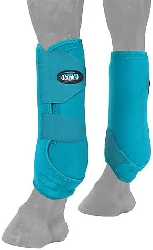 Tough 1 Vented Sport Boots 4-Pack S Turquoise
