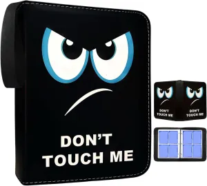 Trading Card Binder, 4 Pockets 400 Cards Holder with 50 Removable Sleeves Card Book Card Organizer for Game Cards Sports Cards Album Gifts for Card Collectors