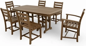 Trex Outdoor Furniture TXS118-1-TH Monterey Bay 7-Piece Dining Set, Tree House
