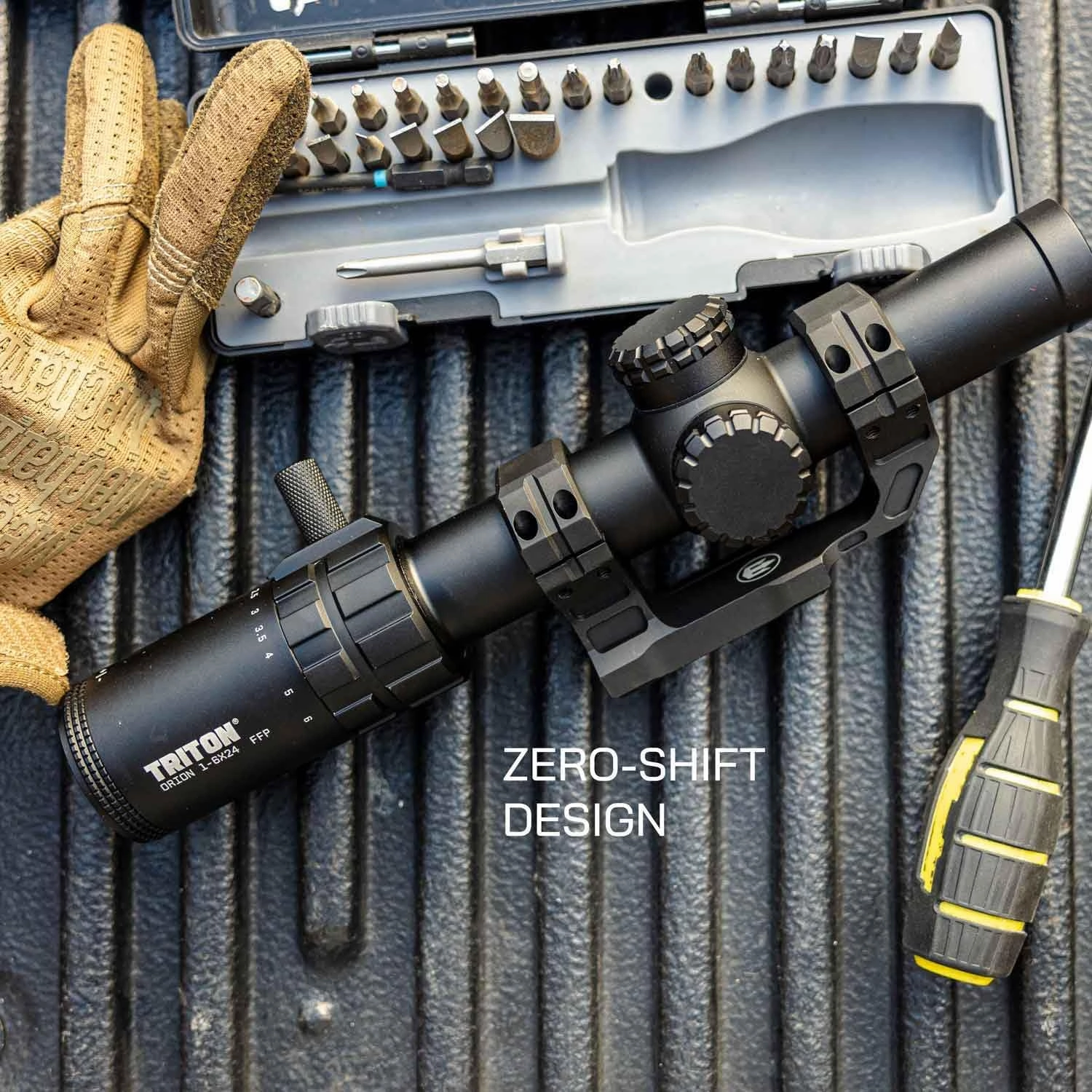Triton Match Precision Rifle Scope Mounts - 6061-T6 Aluminum - Offset Cantilever or Inline in 1" or 30mm Configurations