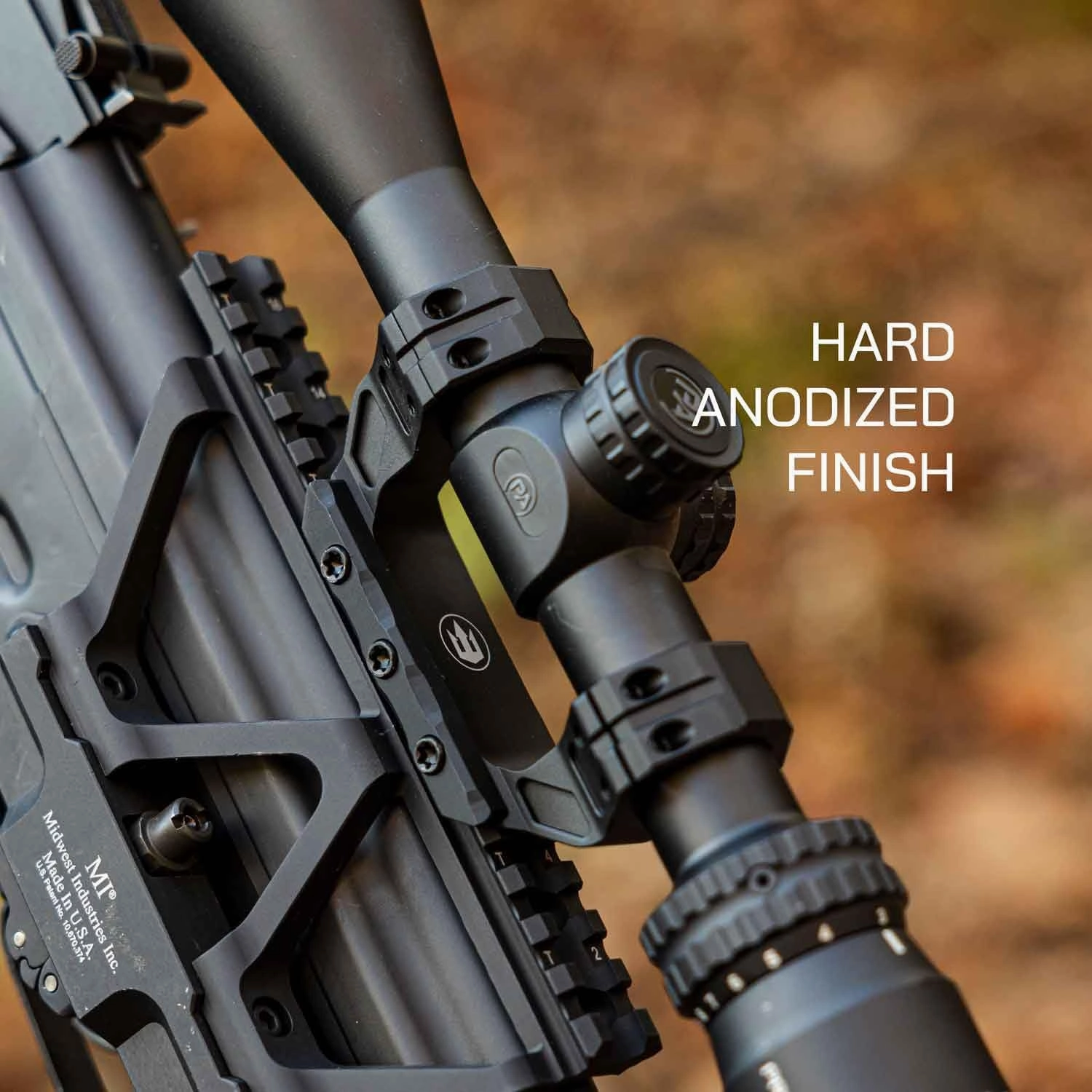Triton Match Precision Rifle Scope Mounts - 6061-T6 Aluminum - Offset Cantilever or Inline in 1" or 30mm Configurations