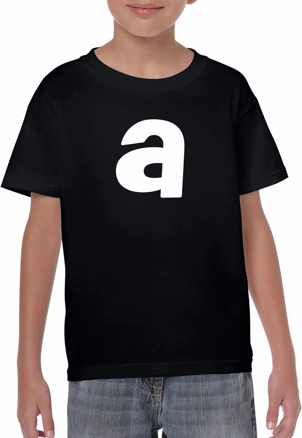 UGP Campus Apparel Lowercase Kids Alphabet Letter Initials Youth T Shirt