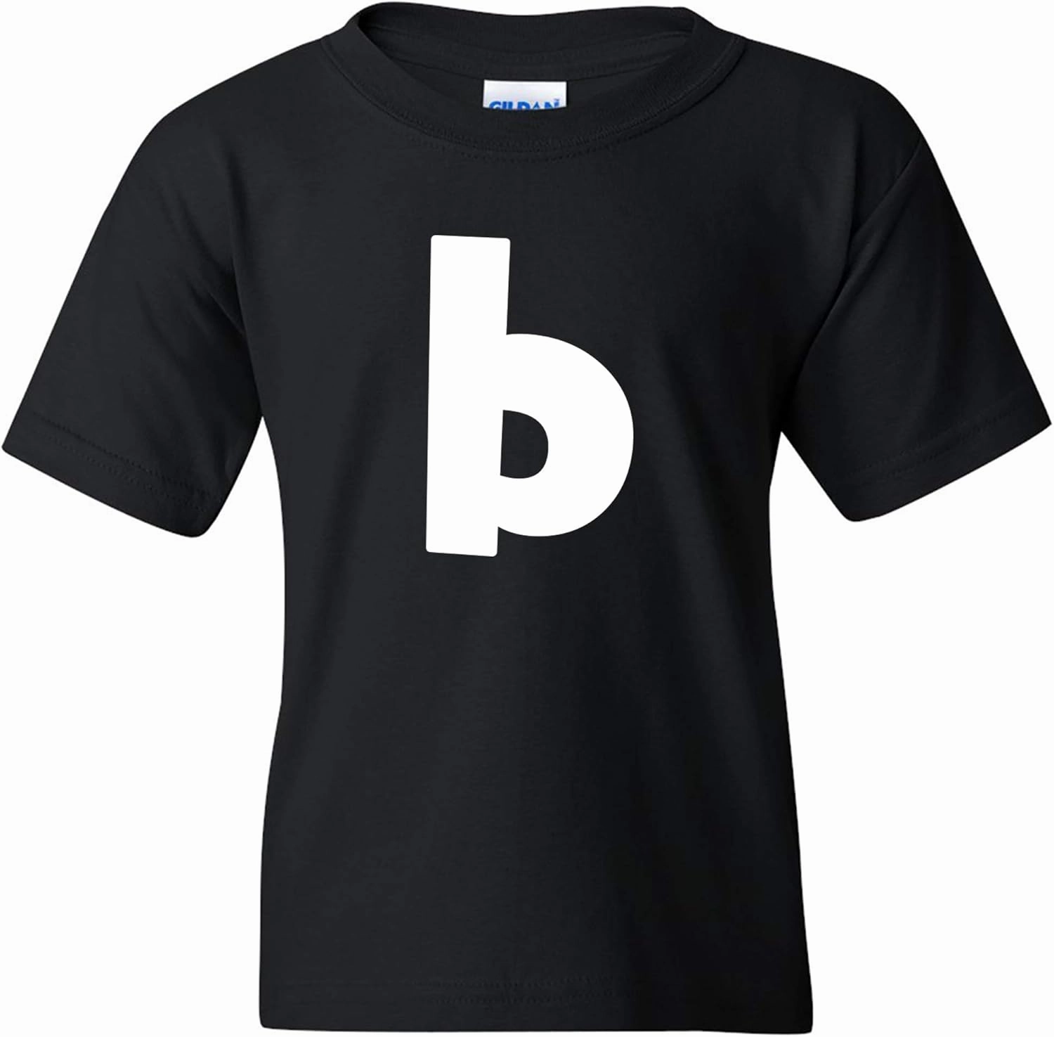 UGP Campus Apparel Lowercase Kids Alphabet Letter Initials Youth T Shirt