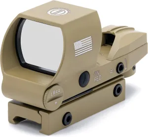 Veteran Owned DD119 Battle Flag Edition red dot Sight, Reflex Sight. Red and Green reticles